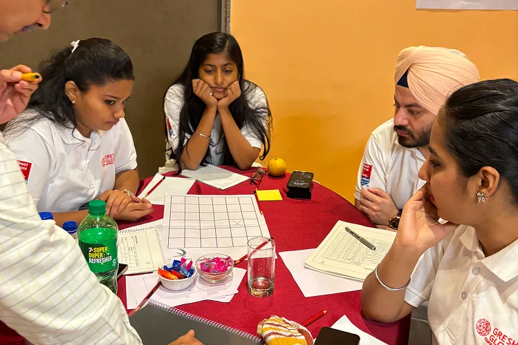 Interactive games at the event